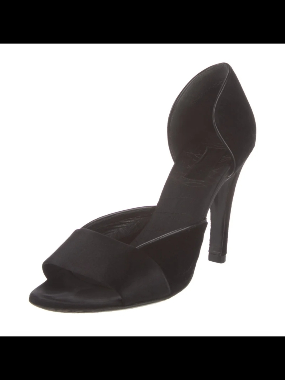 Gucci Black Velvet High Heel - Picture 3 of 5